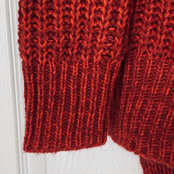 UNIVERSAL THREAD chunky Long-line Large Cableknit Turtleneck Long Sleeve Sweate - Picture 6 of 8